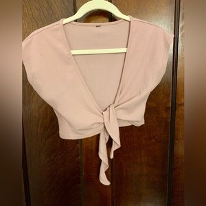 Forever 21 Front Tie Shirt
